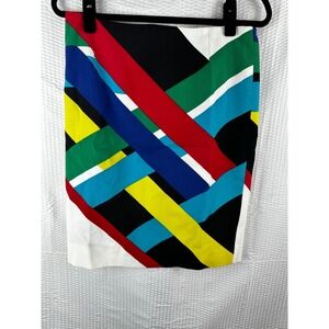 Vintage Carlisle Pencil Skirt‎ Geometric Pattern size 8